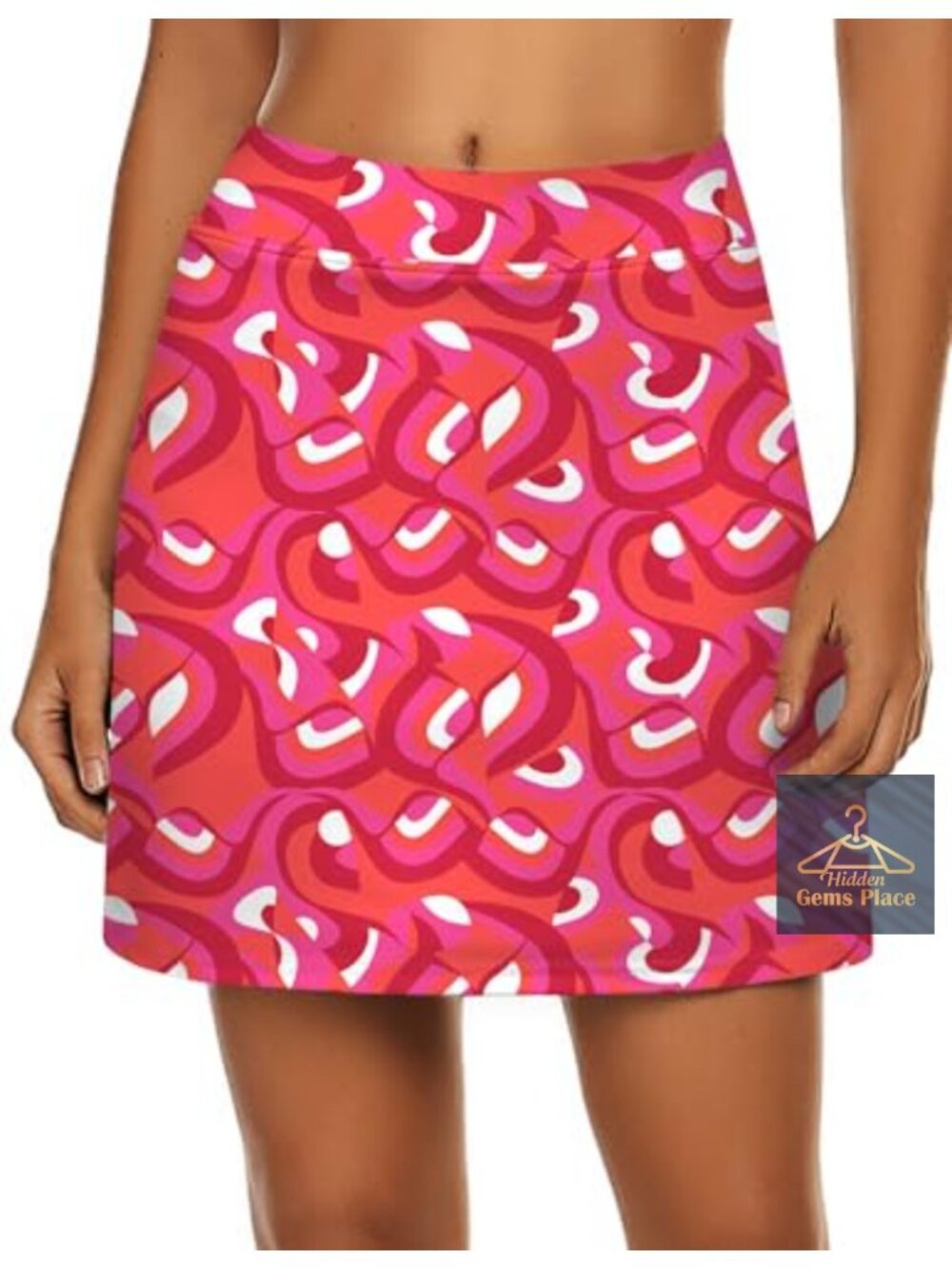 Women's Active Performance Skort Lightweight Golf Tennis Skirt